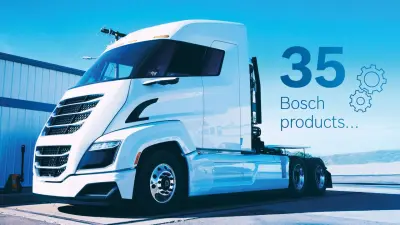 Truck blue